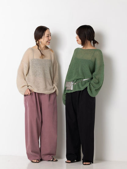 YENN SHEER MOHAIR KNIT PO Y263-91101