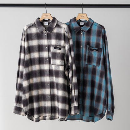 【予約販売】YENN WASHED PLAID SHIRT Y264-11123