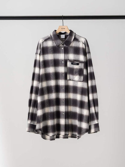 【予約販売】YENN WASHED PLAID SHIRT Y264-11123