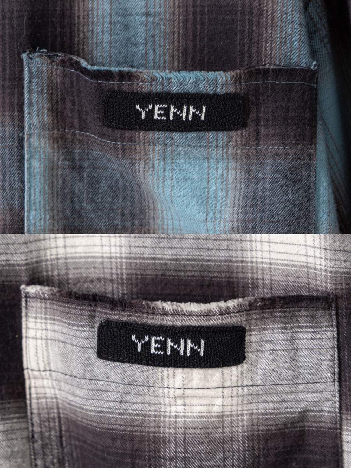 【予約販売】YENN WASHED PLAID SHIRT Y264-11123
