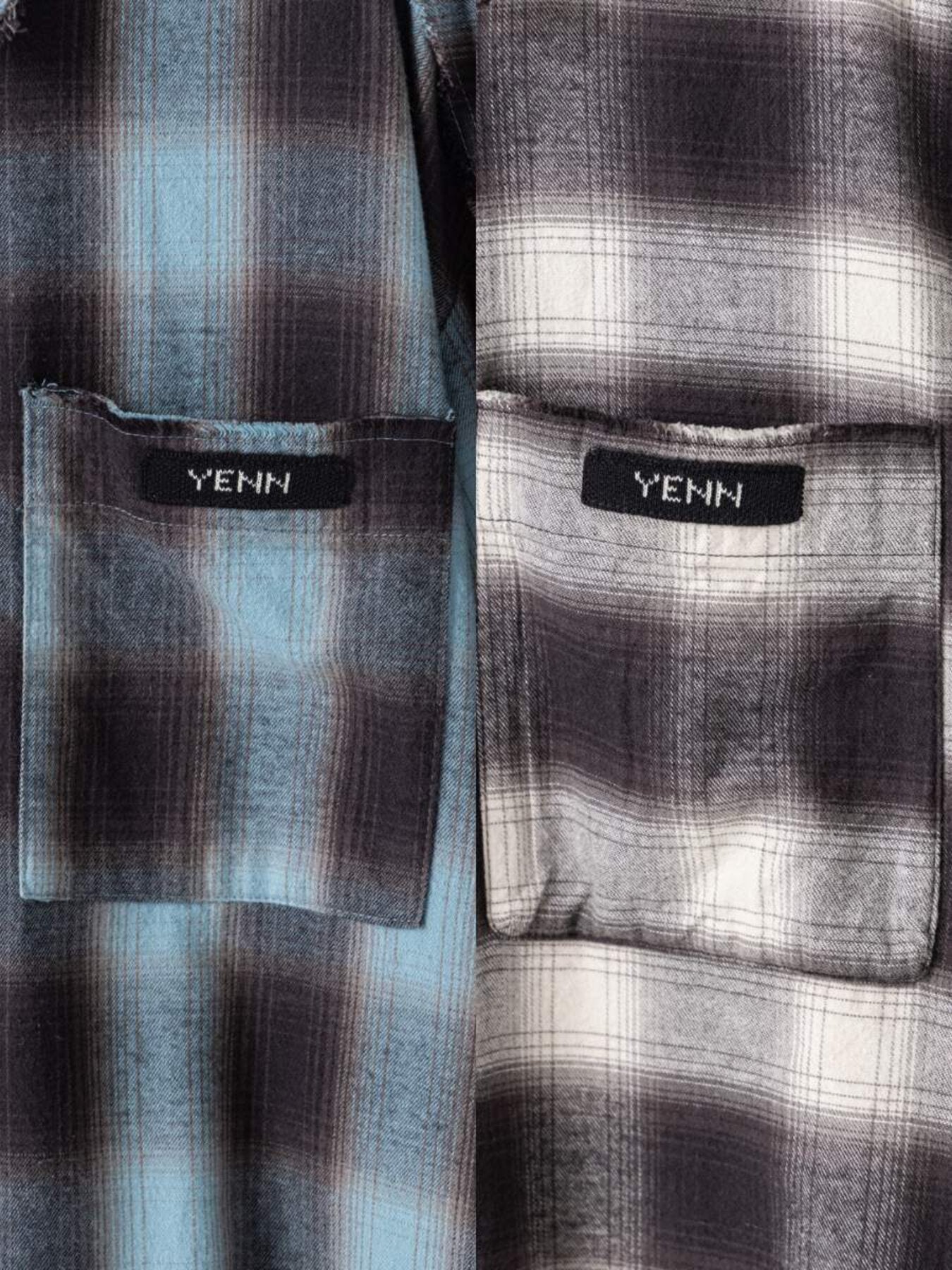 【予約販売】YENN WASHED PLAID SHIRT Y264-11123