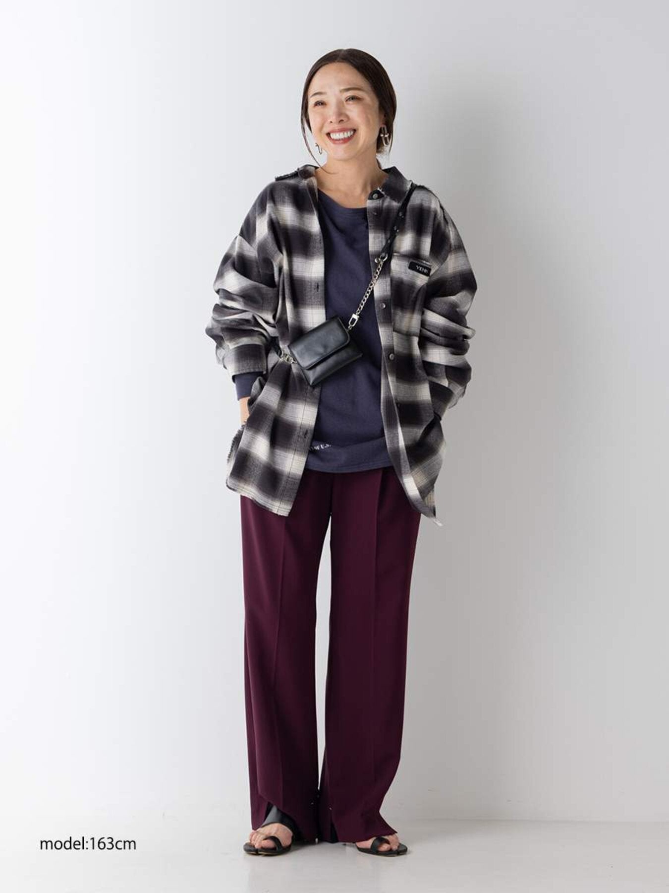 【予約販売】YENN WASHED PLAID SHIRT Y264-11123