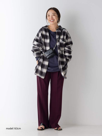 【予約販売】YENN WASHED PLAID SHIRT Y264-11123