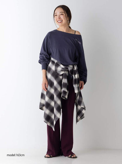 【予約販売】YENN WASHED PLAID SHIRT Y264-11123