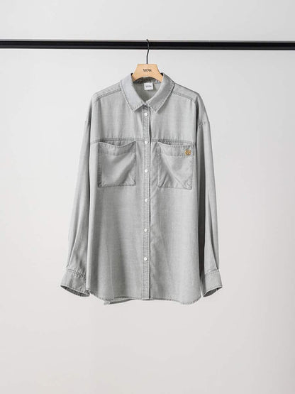 【予約販売】YENN FADED OVERSIZE SHIRT Y264-11134