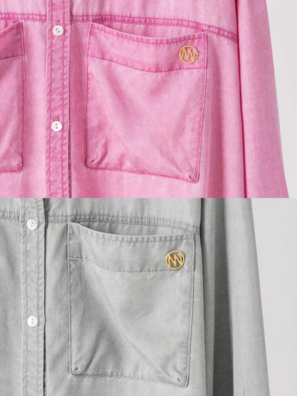 【予約販売】YENN FADED OVERSIZE SHIRT Y264-11134