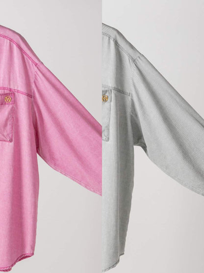 【予約販売】YENN FADED OVERSIZE SHIRT Y264-11134