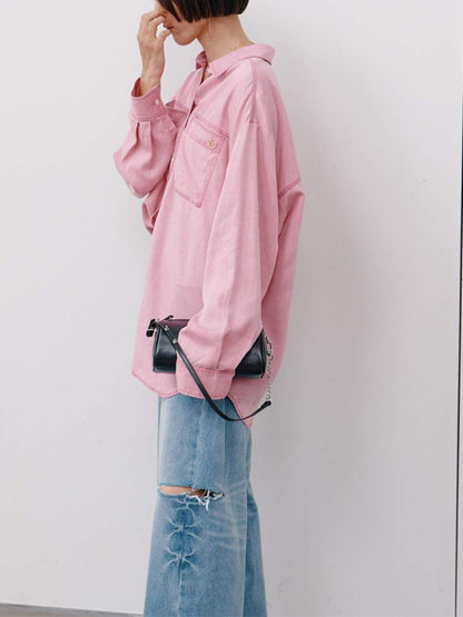 【予約販売】YENN FADED OVERSIZE SHIRT Y264-11134