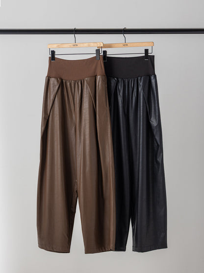 【予約販売】YENN RIB FAUX LEATHER PT Y264-31117