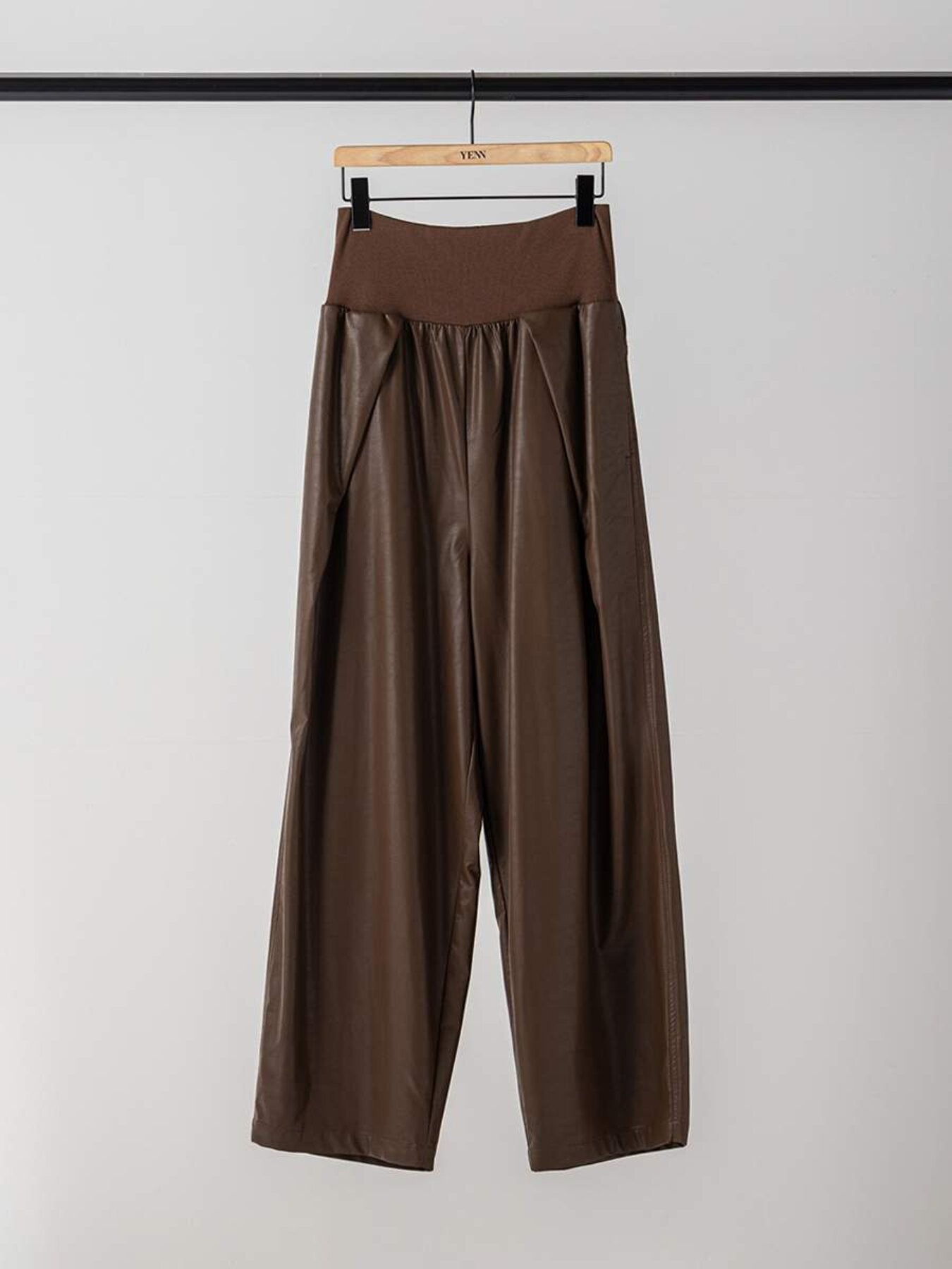 【予約販売】YENN RIB FAUX LEATHER PT Y264-31117