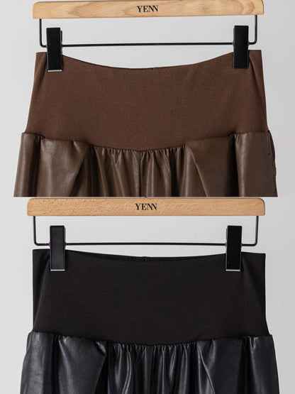 【予約販売】YENN RIB FAUX LEATHER PT Y264-31117