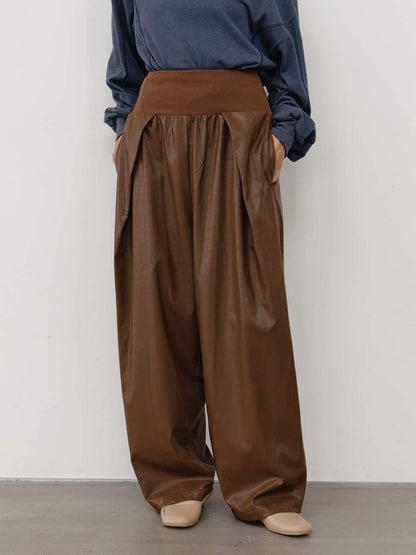 【予約販売】YENN RIB FAUX LEATHER PT Y264-31117