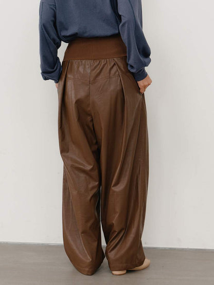 【予約販売】YENN RIB FAUX LEATHER PT Y264-31117