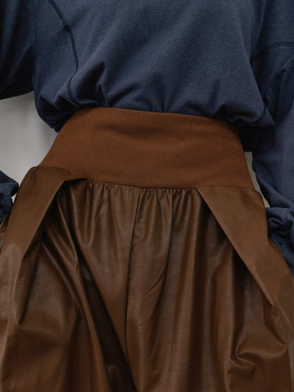 【予約販売】YENN RIB FAUX LEATHER PT Y264-31117