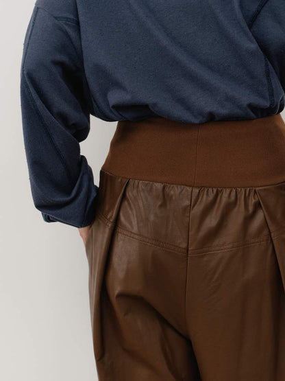 【予約販売】YENN RIB FAUX LEATHER PT Y264-31117