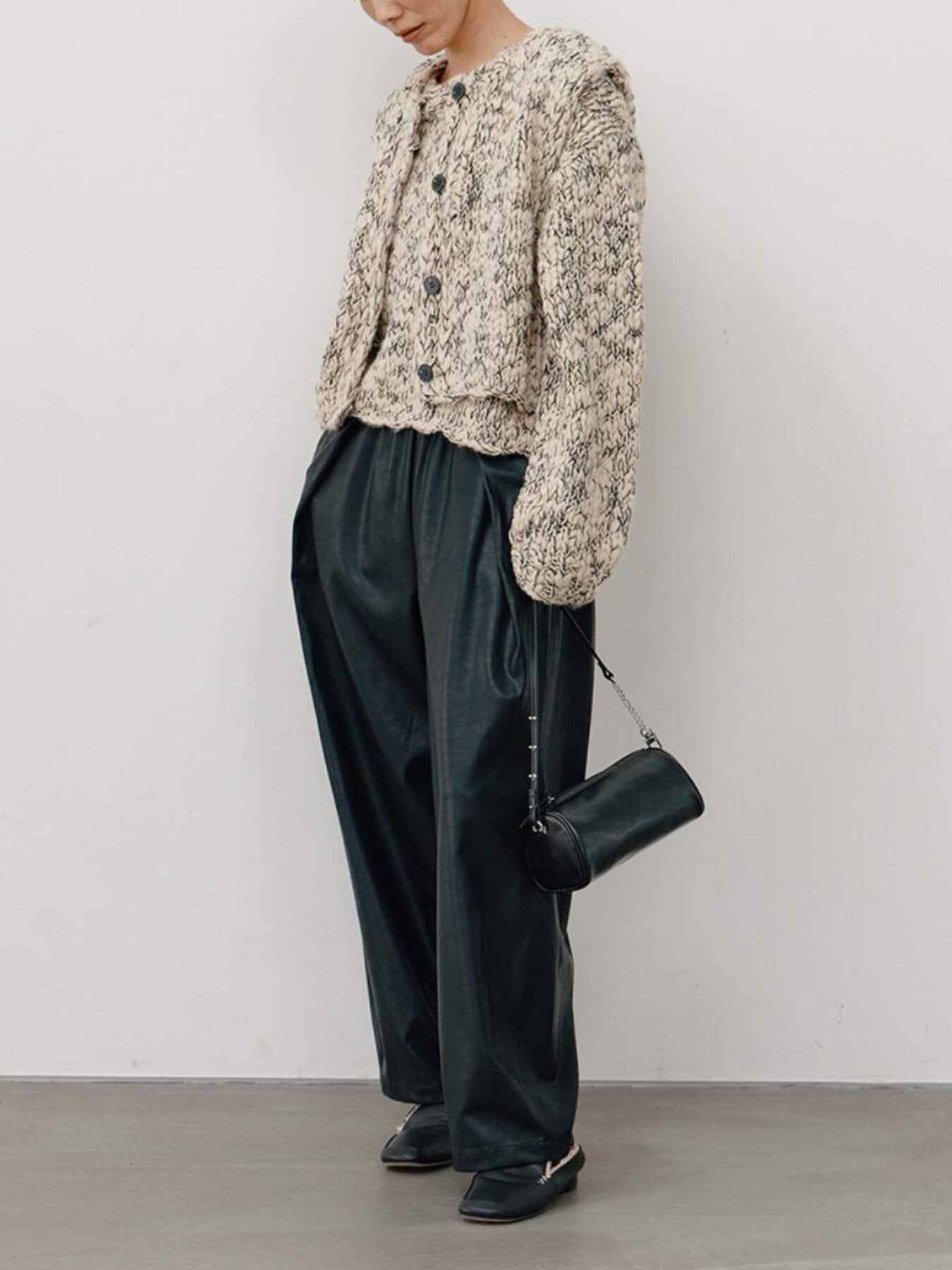 【予約販売】YENN RIB FAUX LEATHER PT Y264-31117