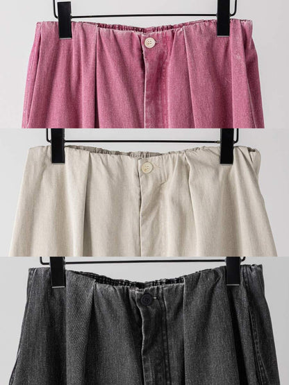 【予約販売】YENN BOX TUCK PEG PANT Y264-31124