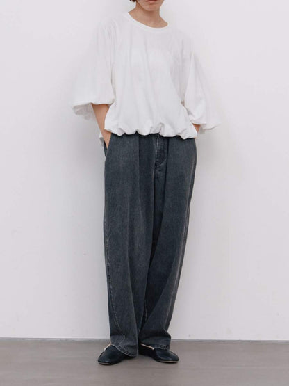 【予約販売】YENN BOX TUCK PEG PANT Y264-31124