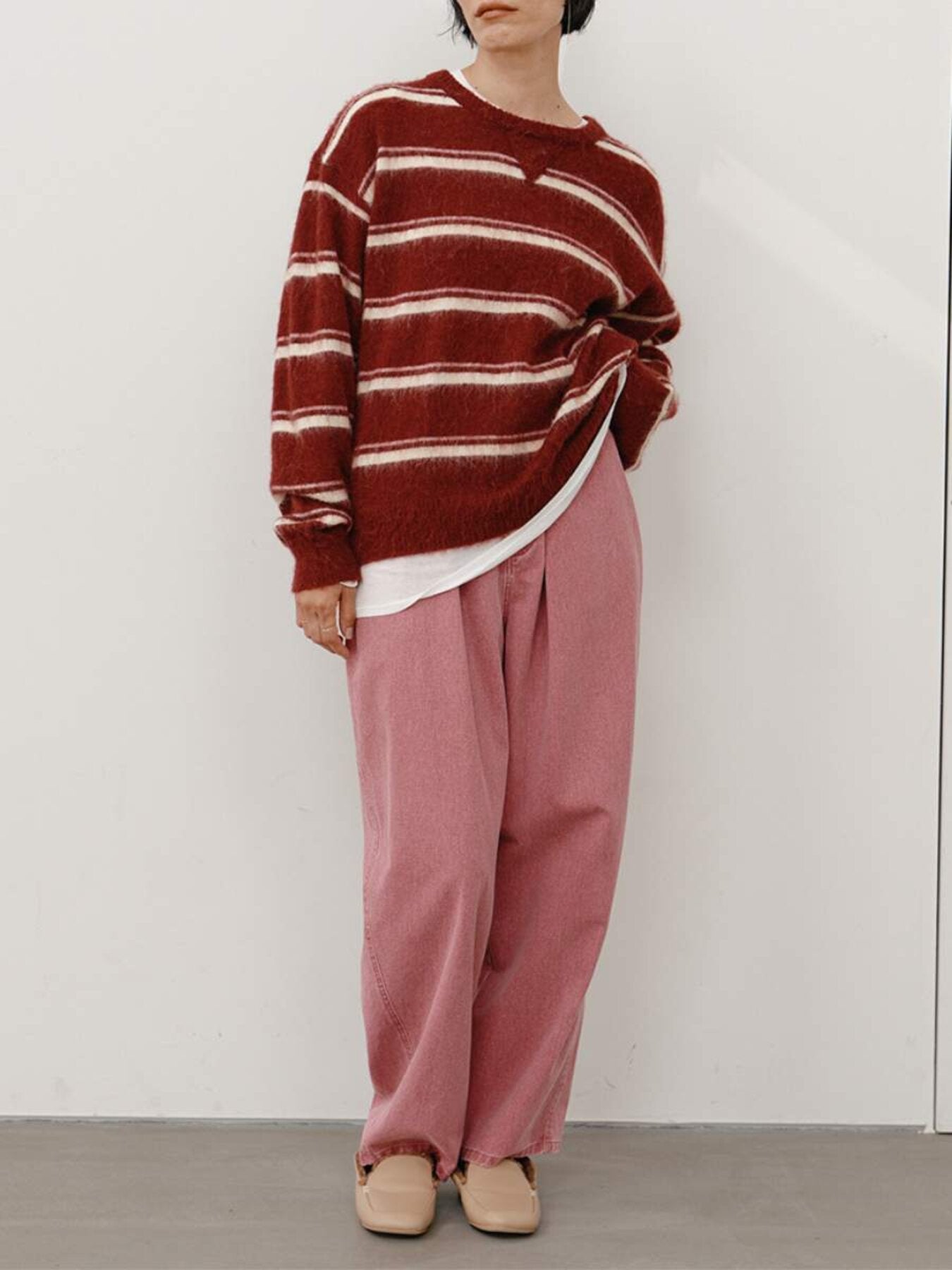 【予約販売】YENN BOX TUCK PEG PANT Y264-31124