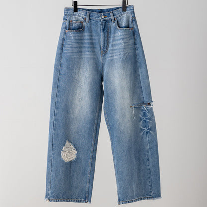 【予約販売】YENN HIGH DAMAGED WIDE PT Y264-31140