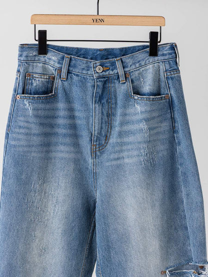 【予約販売】YENN HIGH DAMAGED WIDE PT Y264-31140