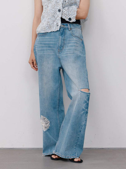 【予約販売】YENN HIGH DAMAGED WIDE PT Y264-31140