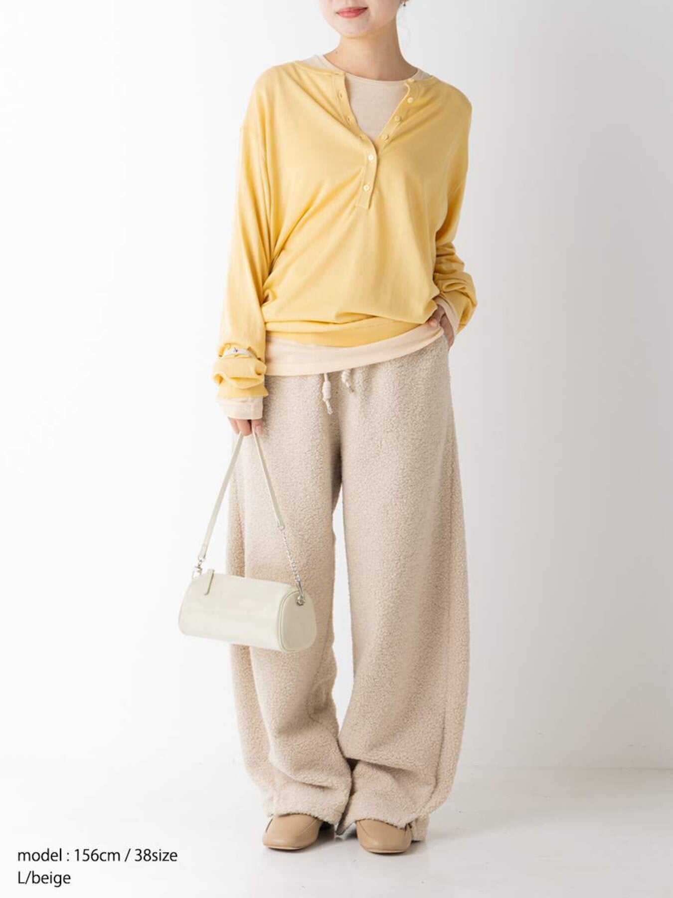 【予約販売】YENN COZY TEXTURE PANTS Y264-32120