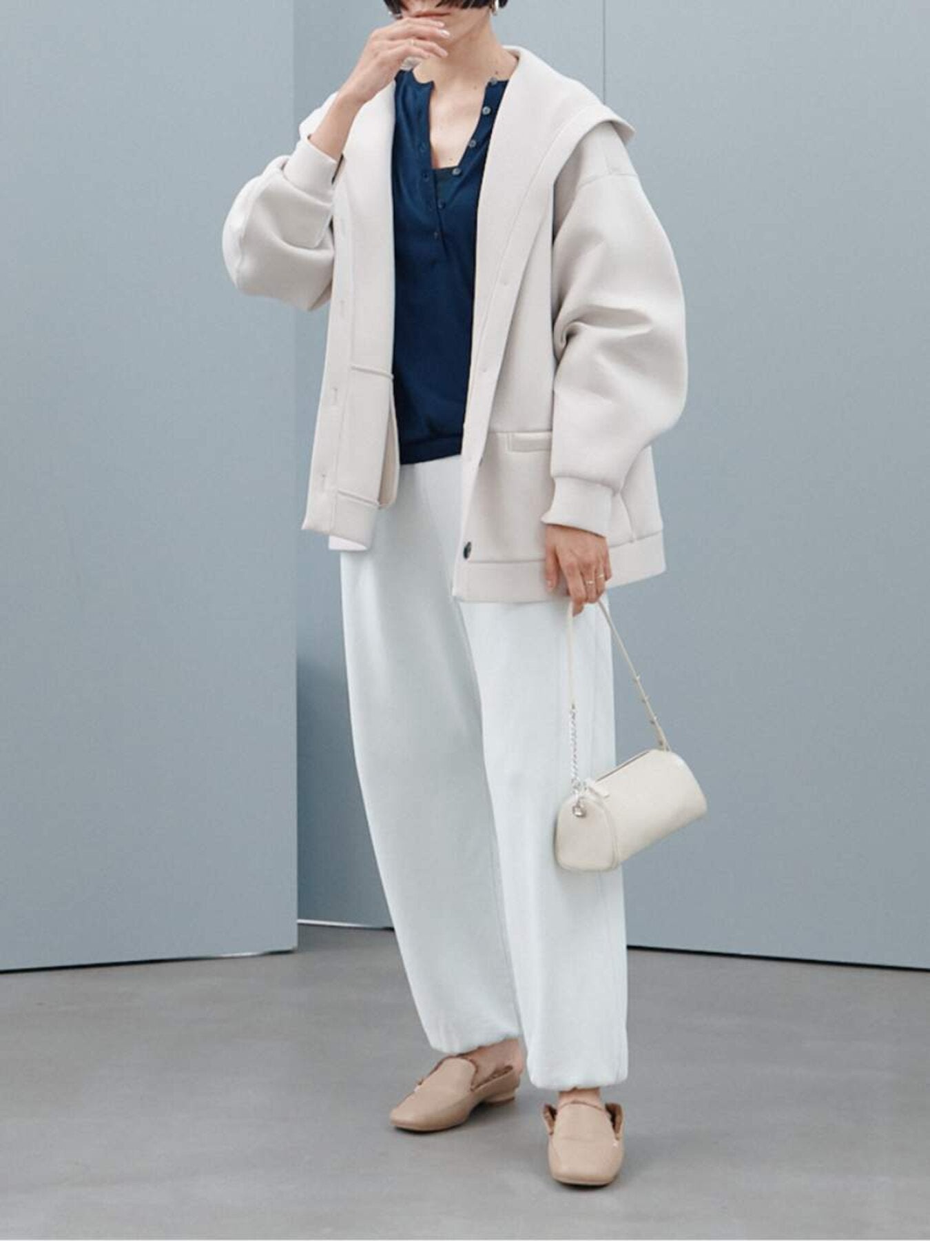 【予約販売】YENN GARMENTDYE SWEAT PT Y264-32138