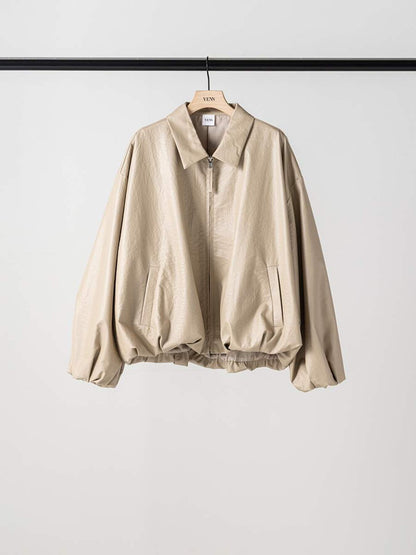 【予約販売】YENN LEATHER LIKE BLOUSON Y264-42119