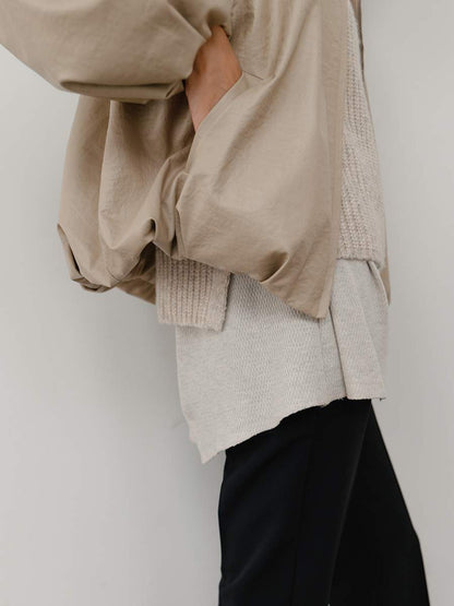 【予約販売】YENN LEATHER LIKE BLOUSON Y264-42119