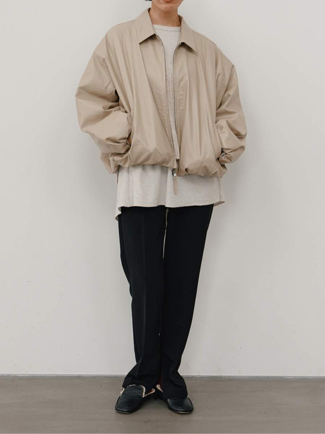 【予約販売】YENN LEATHER LIKE BLOUSON Y264-42119