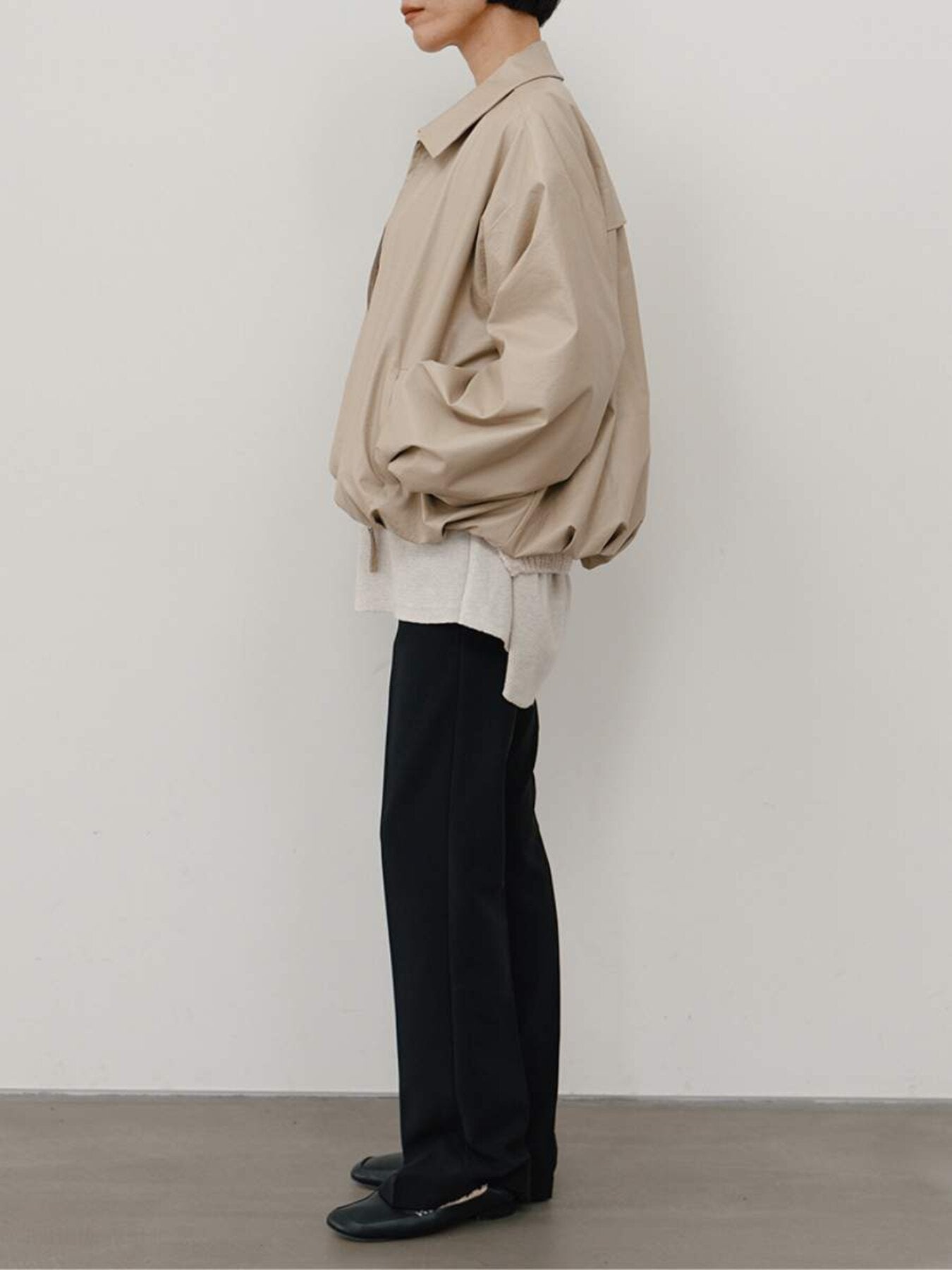 【予約販売】YENN LEATHER LIKE BLOUSON Y264-42119