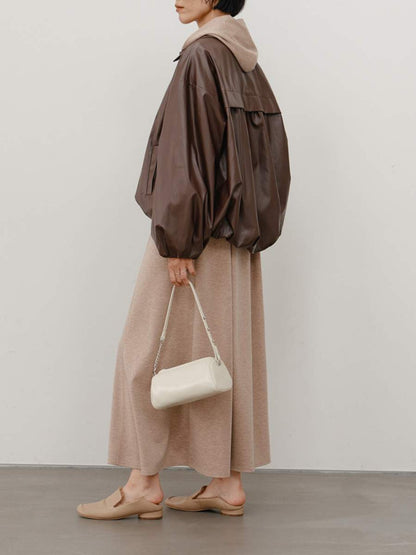 【予約販売】YENN LEATHER LIKE BLOUSON Y264-42119