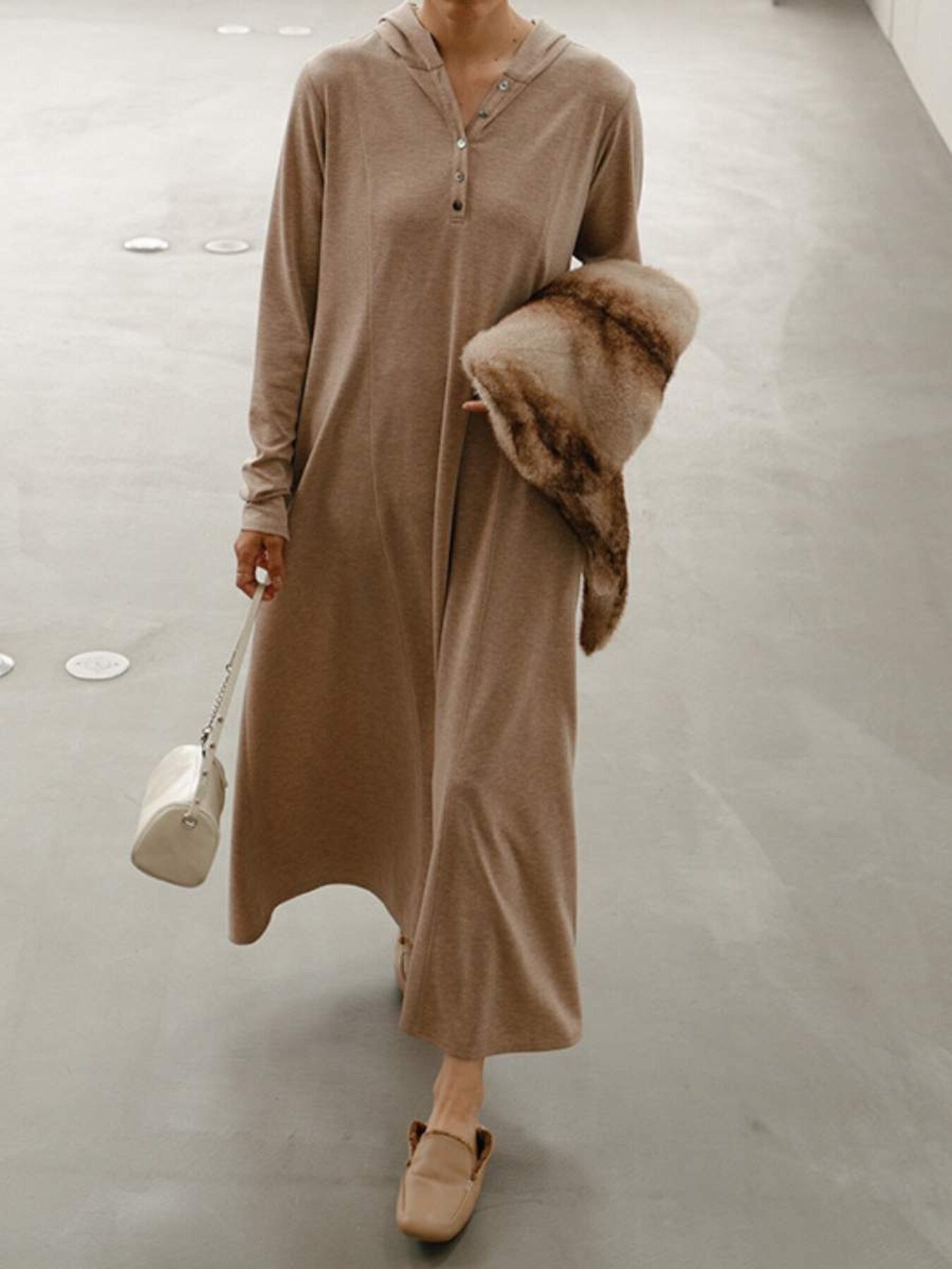 【予約販売】YENN HENRY HOODIE DRESS Y264-51125