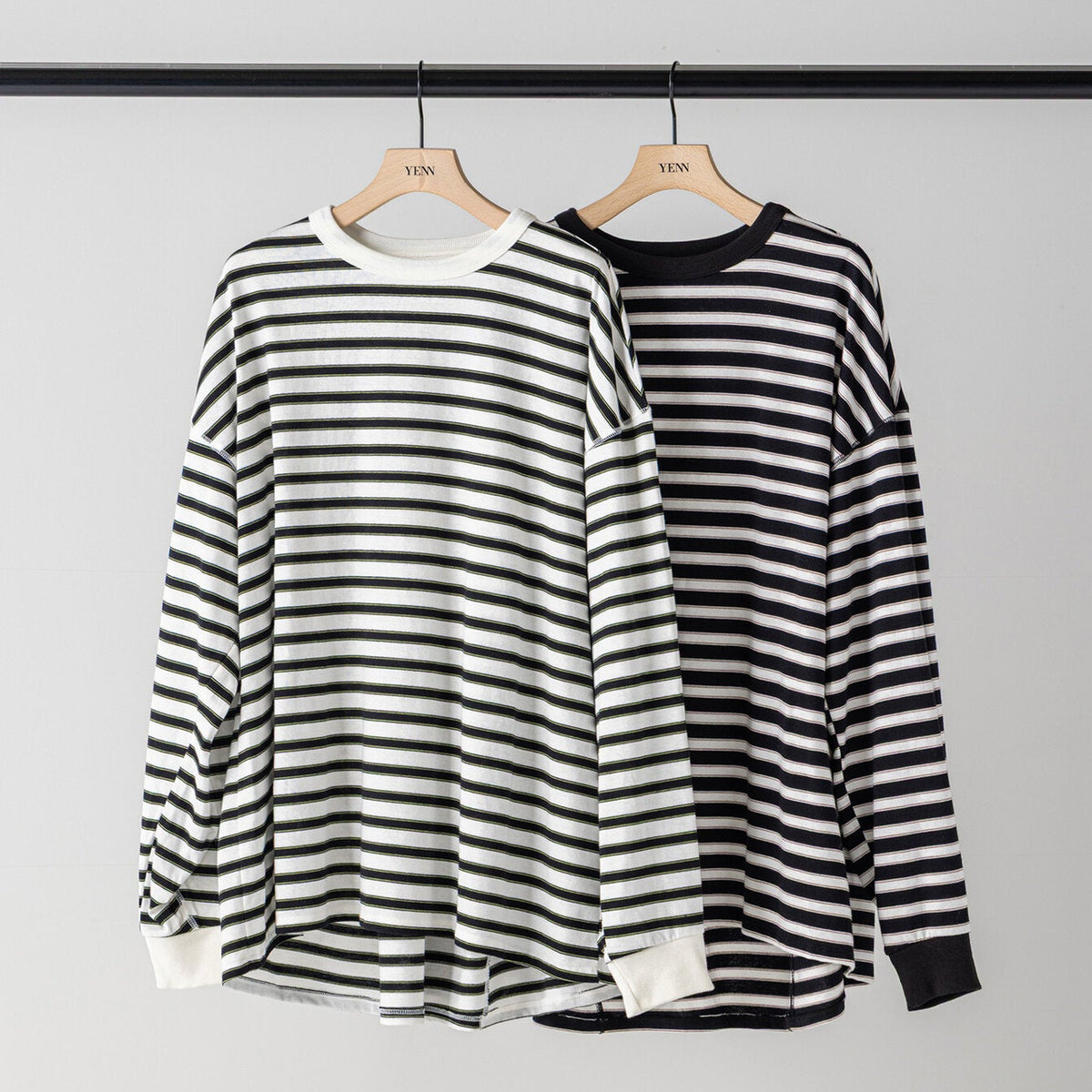 YENN STRIPE FORM LONG T Y264-81111