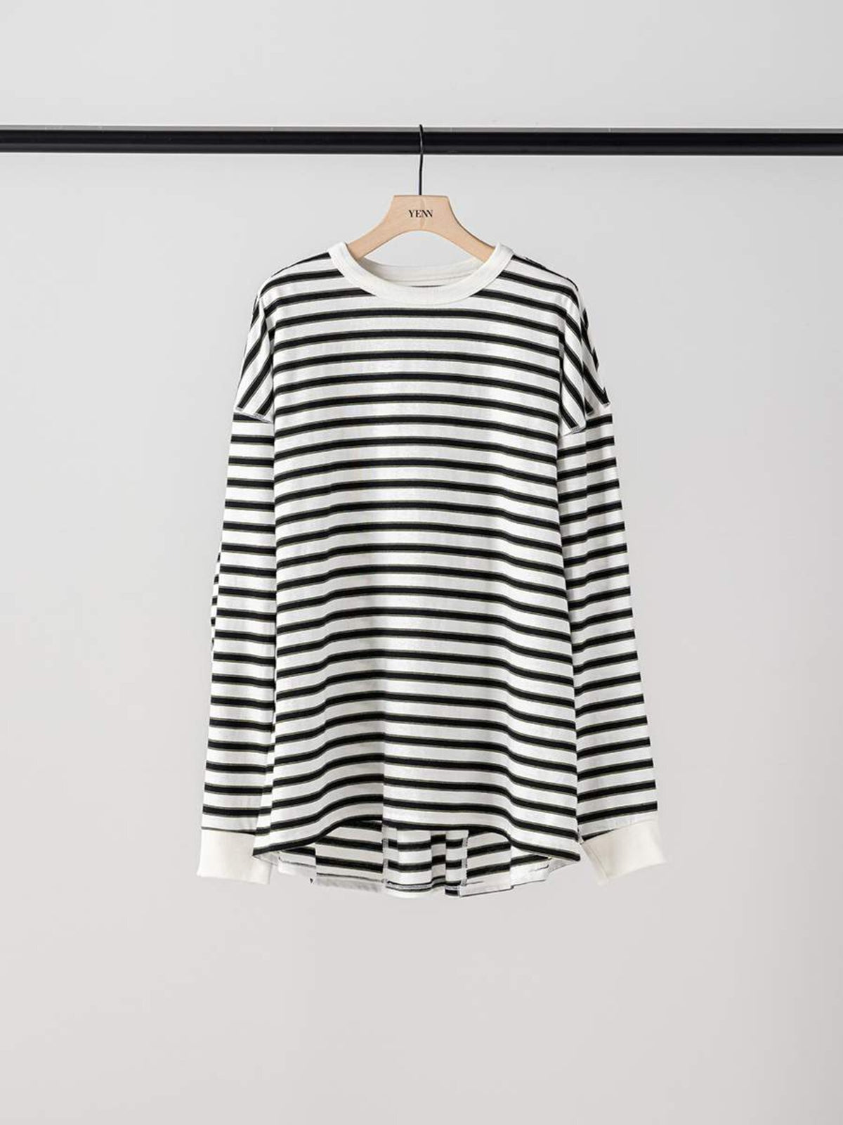 YENN STRIPE FORM LONG T Y264-81111