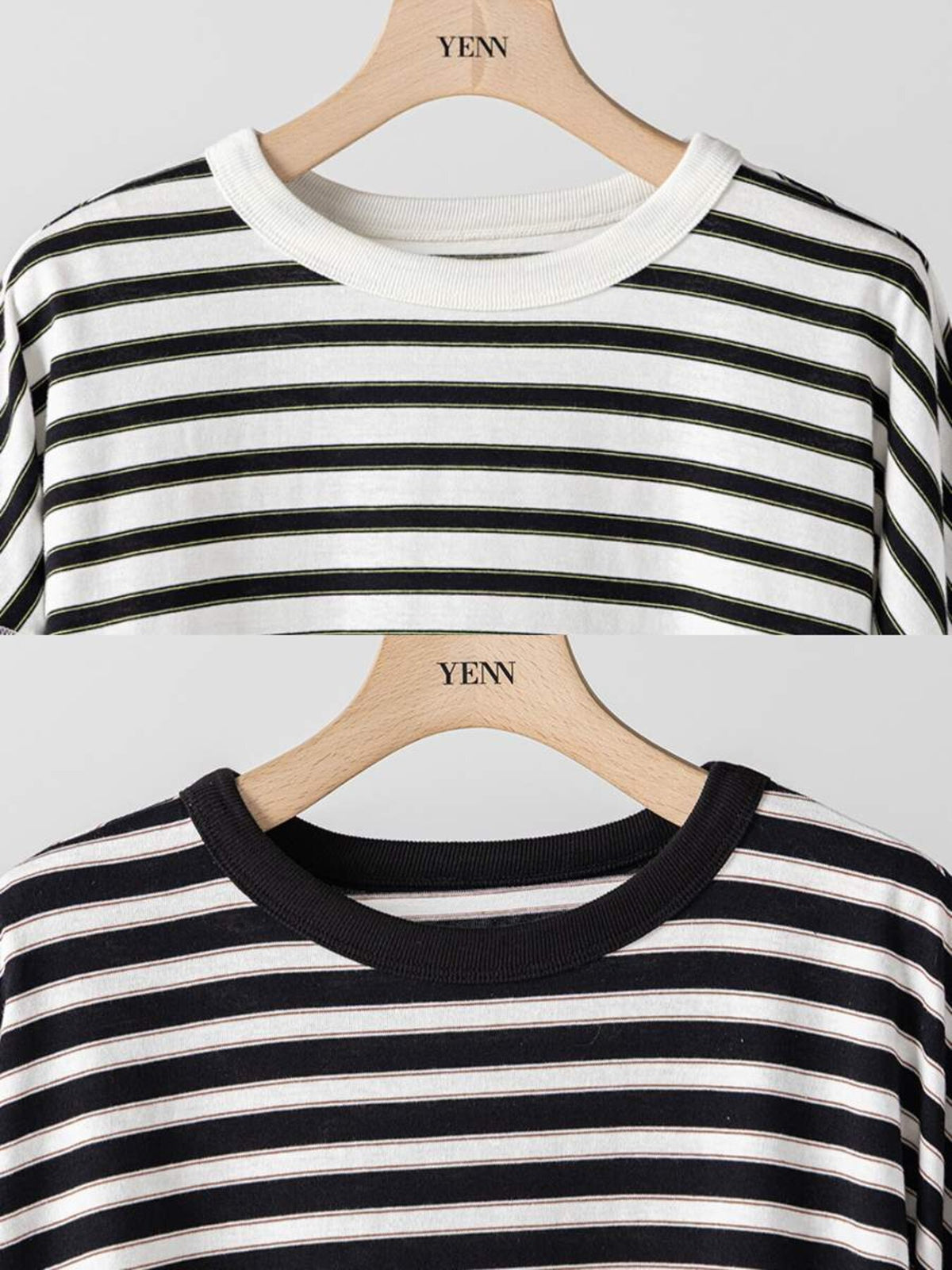 YENN STRIPE FORM LONG T Y264-81111