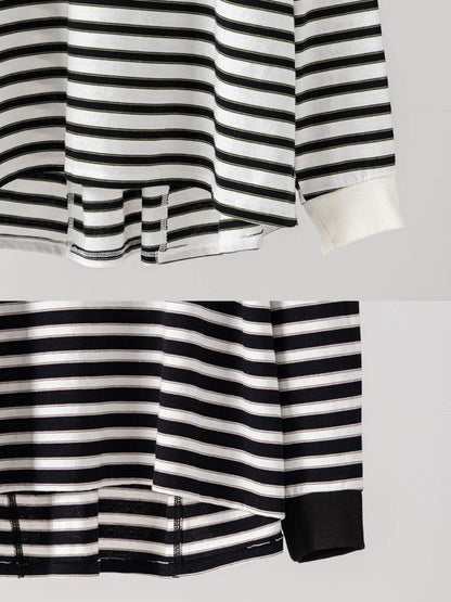 YENN STRIPE FORM LONG T Y264-81111