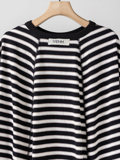 YENN STRIPE FORM LONG T Y264-81111