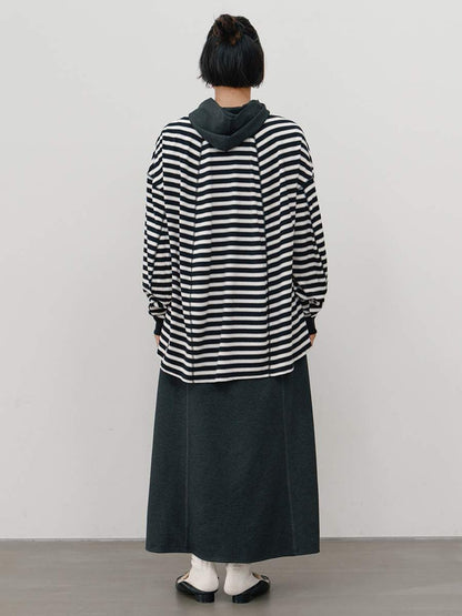 YENN STRIPE FORM LONG T Y264-81111