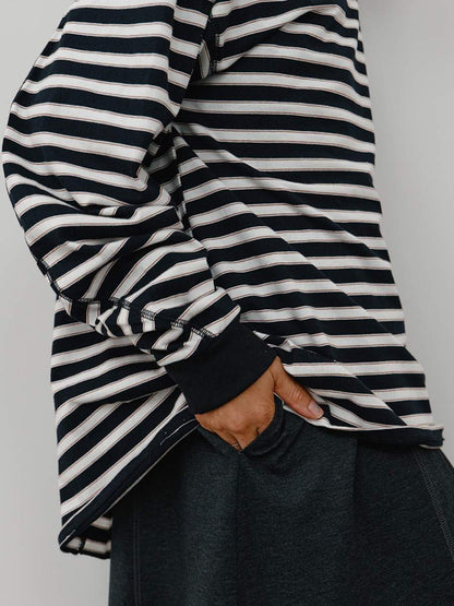 YENN STRIPE FORM LONG T Y264-81111