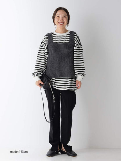 YENN STRIPE FORM LONG T Y264-81111