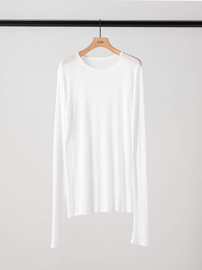【予約販売】YENN SHEER COTTON LONG T Y264-81112