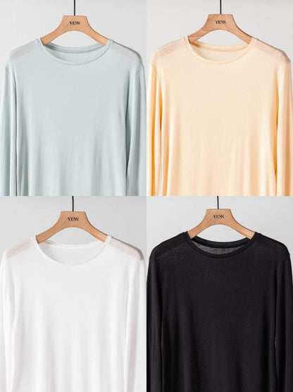 【予約販売】YENN SHEER COTTON LONG T Y264-81112