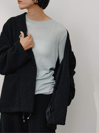 【予約販売】YENN SHEER COTTON LONG T Y264-81112