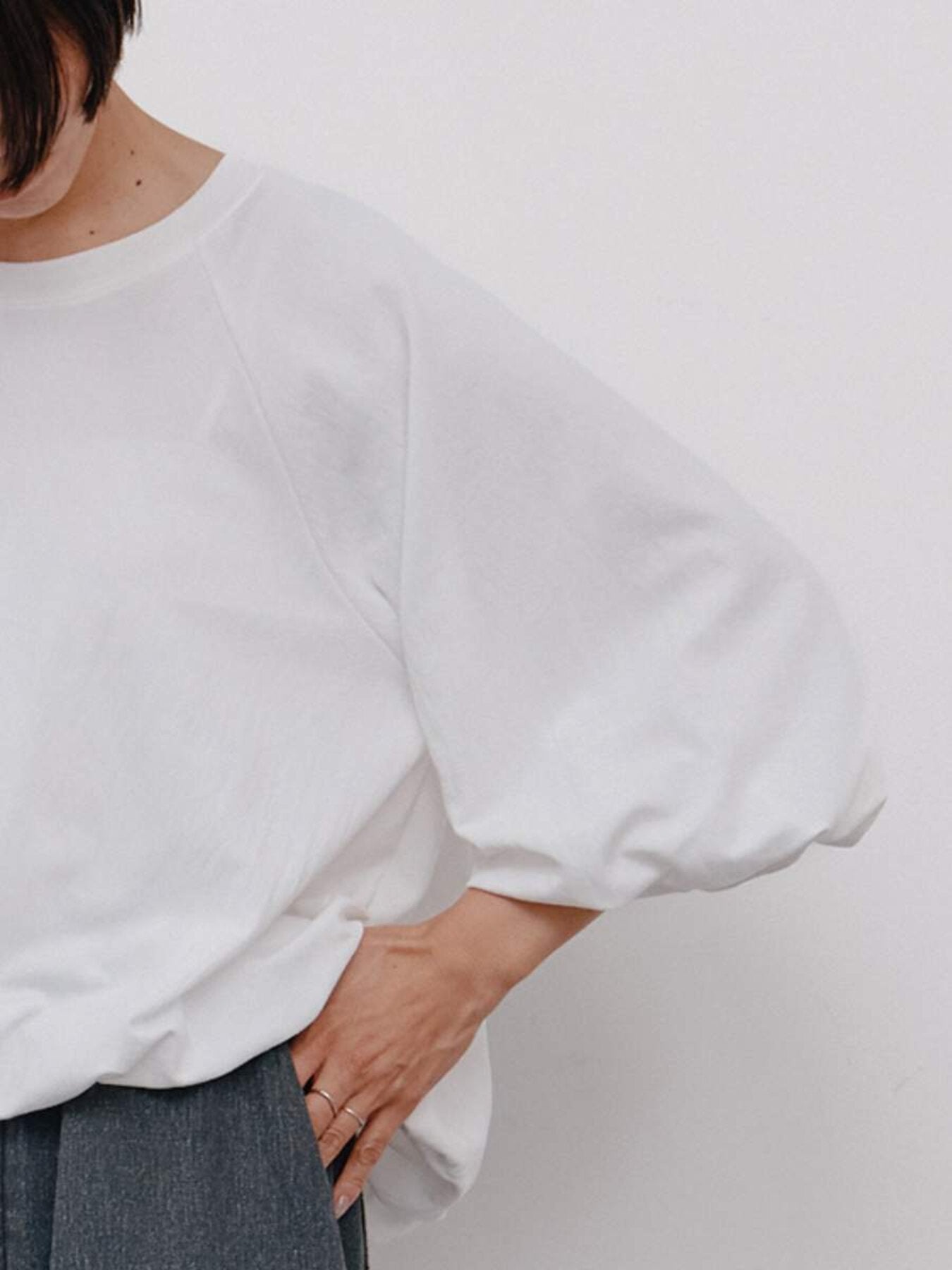 【予約販売】YENN AIRY BALLOON TEE Y264-82113