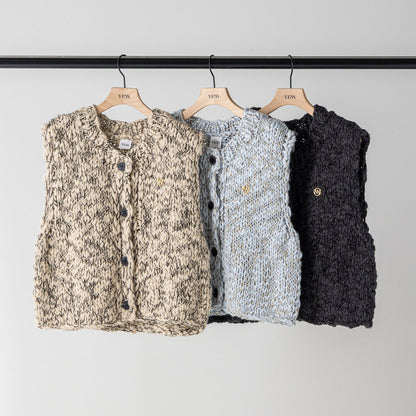 【予約販売】YENN HAND SLUB MIX VEST Y264-91129