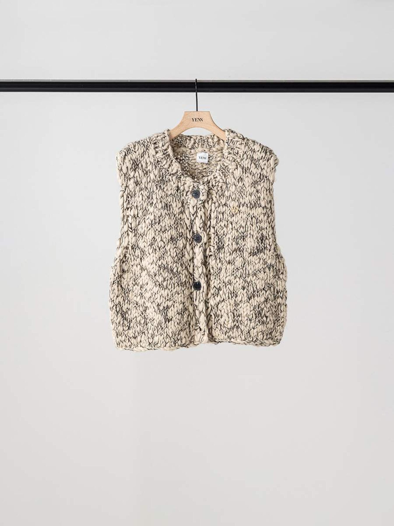 【予約販売】YENN HAND SLUB MIX VEST Y264-91129