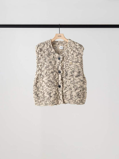 【予約販売】YENN HAND SLUB MIX VEST Y264-91129