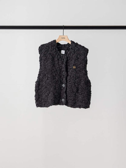 【予約販売】YENN HAND SLUB MIX VEST Y264-91129
